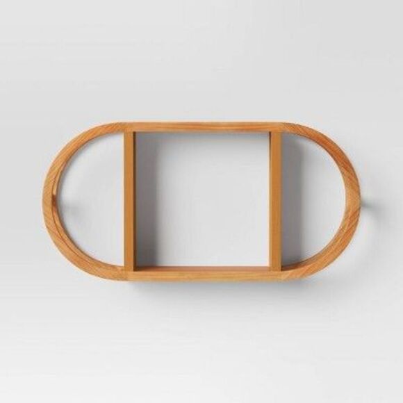 Open Box - Threshold - 15"x30" Wall Organizer Brown - Threshold Brown - Picture 2 of 3